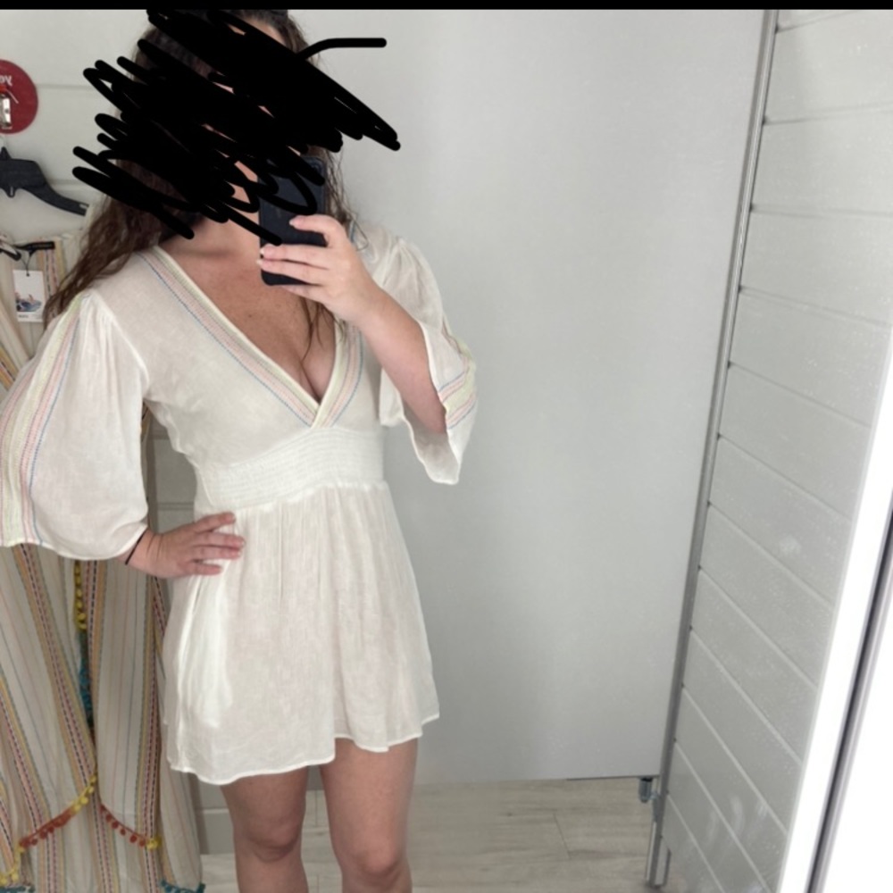 White beach coverup size xs